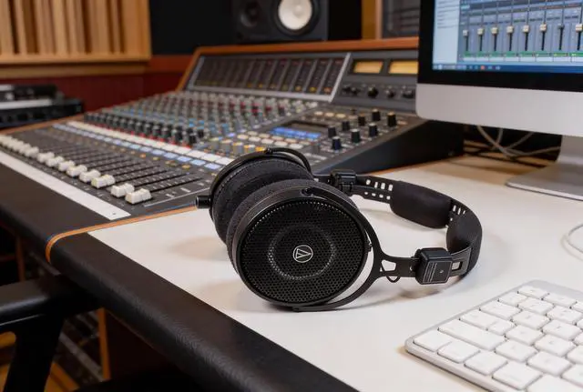 Alt view image 6 of 7 - Choice Suede Replacement Ear Pads for Audio-Technica ATH-R50x Open-Back Headphones - Vegan Memory Foam Earpads for Studio Mixing and Critical Listening Comfort