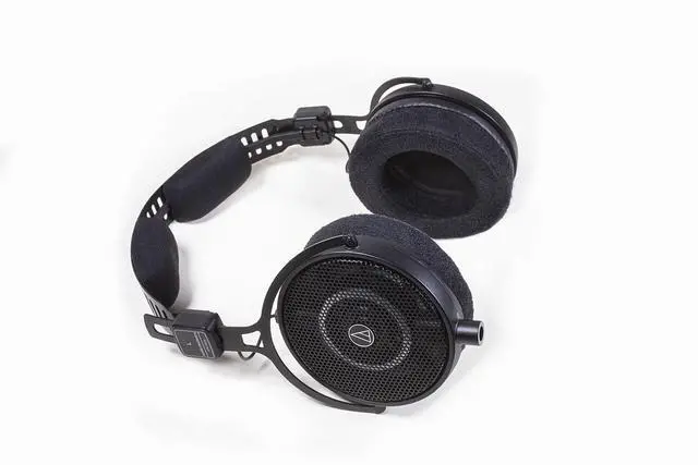 Alt view image 7 of 7 - Choice Suede Replacement Ear Pads for Audio-Technica ATH-R50x Open-Back Headphones - Vegan Memory Foam Earpads for Studio Mixing and Critical Listening Comfort