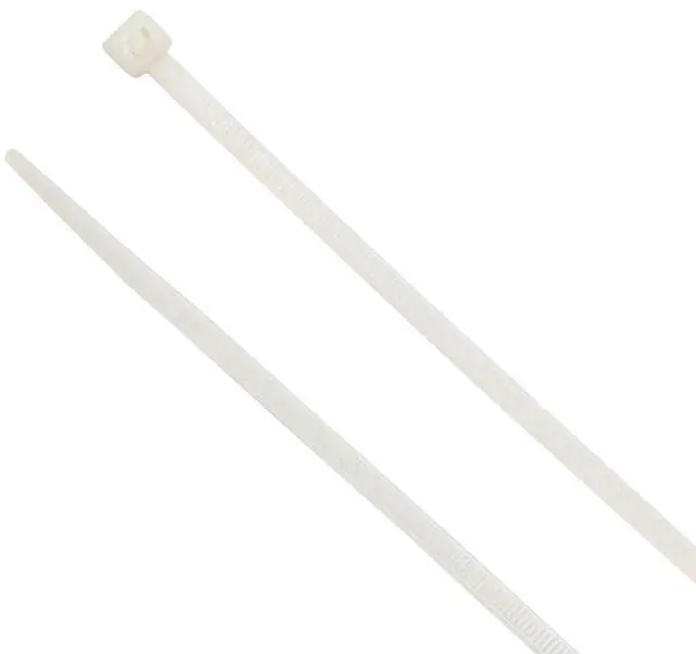 Main image of 11-Inch Natural Nylon Multi-Purpose Zip Ties - 75-lb Tensile Strength Cord Management - UL 21S Listed Tie Wraps - Indoor Multi-Purpose (1000-Pack)