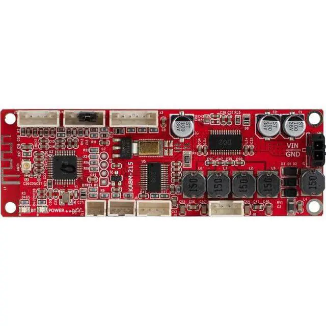 Alt view image 3 of 6 - KABM-215 2 x 15W Bluetooth 5.0 Amp Board with EQ Programing Port