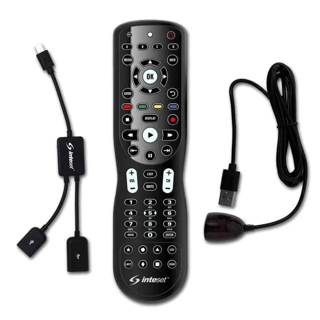Main image of INT422 Universal Remote with IReTV and Custom OTG Y Cable for F-TV Streamers