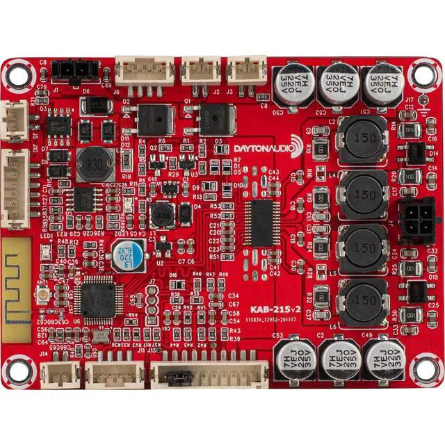 Alt view image 3 of 5 - KAB-215v2 2 x 15W Class D Audio Amplifier Board with Bluetooth 5.0