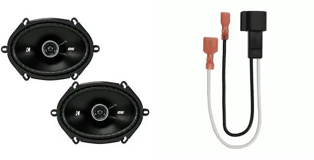 Main image of Speakers 6X8 inch for Ford F-150 1999-2014 Upgrade Kit - 2 Pack of DS Series with Harness, Coaxial Car Audio Front or Rear Door Speaker 43DSC6804