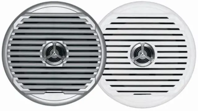 Main image of MSX65R Pair 6.5" Marine Hi-Performance Waterproof Coaxial Speakers, 75 Watts Maximum Power, 65HZ - 20kHz Frequency Response, 4 Ohms Impedance, 1" Voice Coil Size, Flush Mount