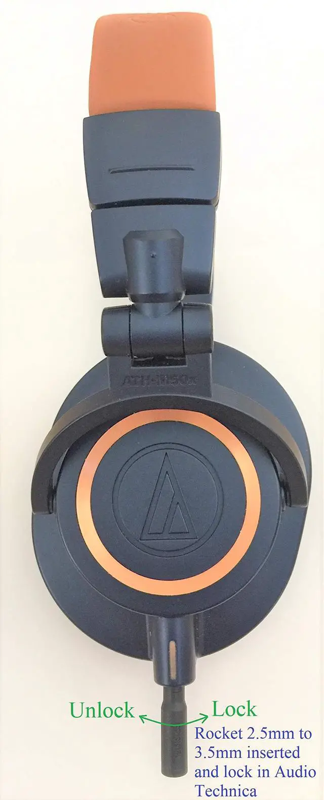 Alt view image 6 of 6 - Rocket 2.5mm Male to 3.5mm Female Adapter (Single Body with no Joints): Extremely Versatile for Attachment to headsets/Devices with 2.5mm Audio Port