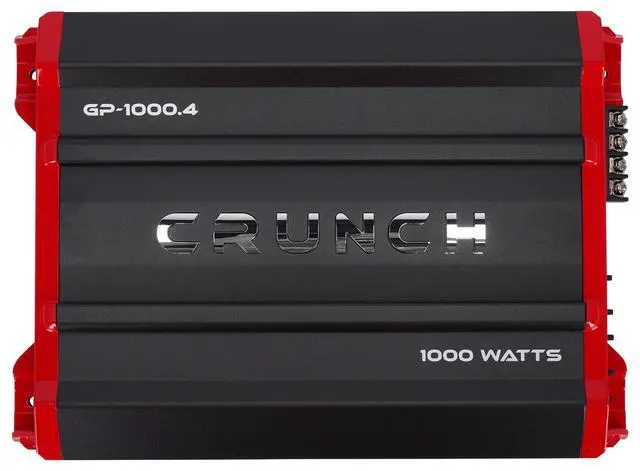 Alt view image 2 of 7 - Car Audio Bundle with Crunch GP-1000.4 1000W 4-Channel Amplifier Class A/B, Built-in Crossover, Rockville RWK82 8 Gauge 4-Channel Wiring Kit with (2) RCA Cables (2 Items)