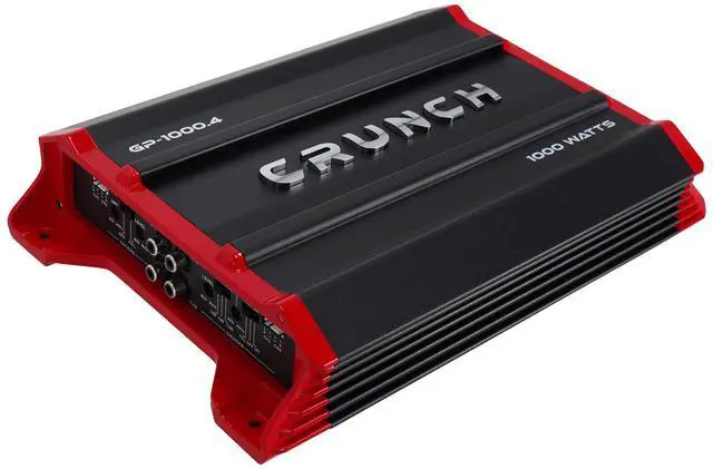Alt view image 3 of 7 - Car Audio Bundle with Crunch GP-1000.4 1000W 4-Channel Amplifier Class A/B, Built-in Crossover, Rockville RWK82 8 Gauge 4-Channel Wiring Kit with (2) RCA Cables (2 Items)