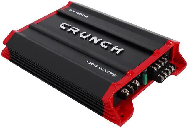 Alt view image 5 of 7 - Car Audio Bundle with Crunch GP-1000.4 1000W 4-Channel Amplifier Class A/B, Built-in Crossover, Rockville RWK82 8 Gauge 4-Channel Wiring Kit with (2) RCA Cables (2 Items)