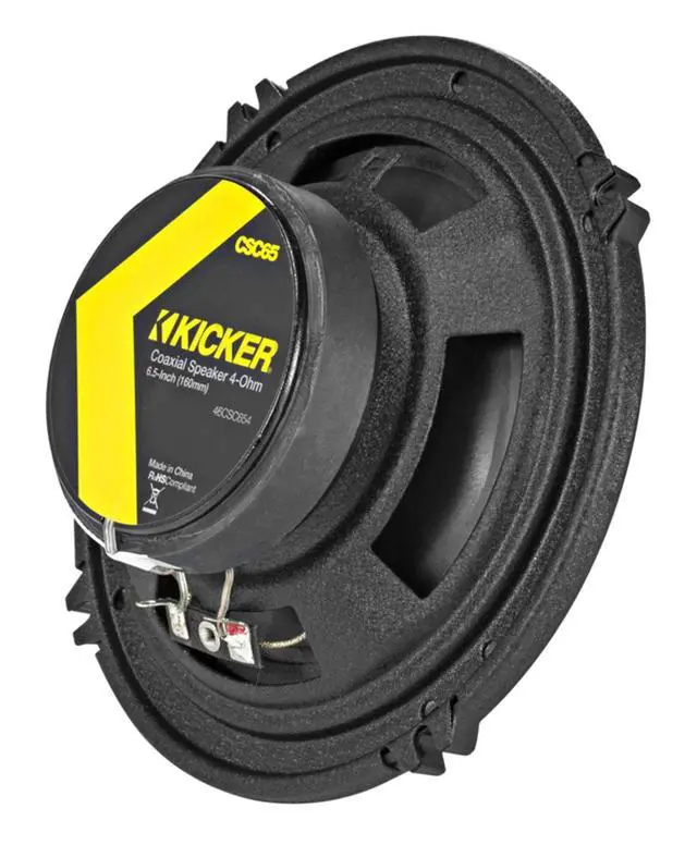 Alt view image 7 of 7 - Pair 46CSC654 CSC65 6.5" 6-1/2" 600 Watt 4-Ohm Car Audio Coaxial Speakers Bundle with METRA 72-7400 Speaker Harness Connector Compatible with Mazda/Nissan