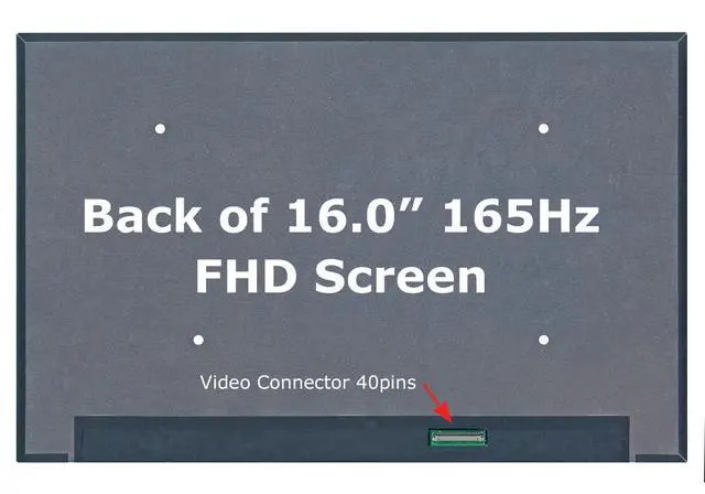 Alt view image 2 of 7 - Screen Replacement for BOE NE160WUM-NX2 V18.0 Grade A+ | 40pin 165Hz FHD+ 1920x1200 Matte IPS Non-Touch 16.0" LED LCD Display with Tools Tape