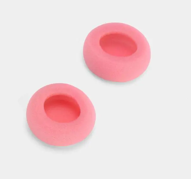 Main image of Thick Replacement Foam Pad Cushions for Headphones - 2" Diameter Pink