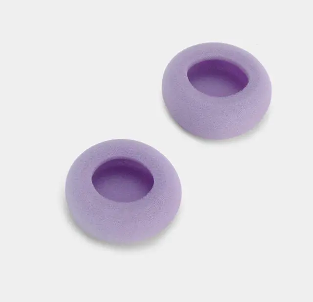 Alt view image 2 of 2 - Thick Replacement Foam Pad Cushions for Headphones - 2" Diameter Pink