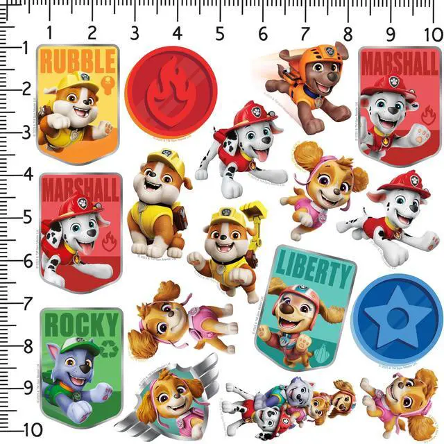 Alt view image 2 of 6 - PAW Patrol to The Rescue 100 Vinyl Stickers Waterproof Die-Cut Decals Car