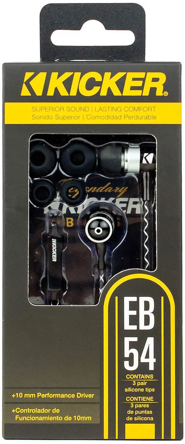 Alt view image 4 of 6 - EB54 Wired Earbuds with Microphone | Great Gaming Earphones for PC, iOS & Android | Noise Cancelling Earbuds Wired with 3.5mm Plug | 53.15-Inch Cable with in-Line Mic and Control Button