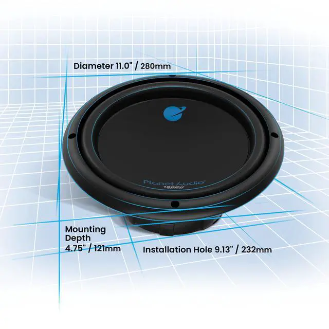 Alt view image 5 of 7 - AC10D Anarchy Series 10 Inch Car Subwoofer - 1500 Watts Max, Dual 4 Ohm Voice Coil, Sold Individually