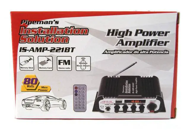 Alt view image 6 of 7 - PA Power Horn Speaker (White) 100 Watt Indoor/Outdoor 80 Watt w/Bluetooth Audio Amplifier