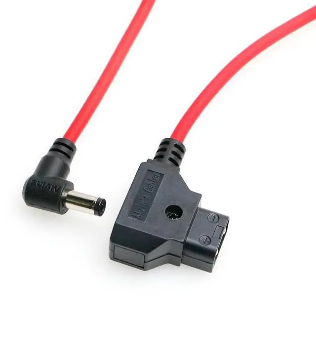 Alt view image 2 of 5 - Ultra Soft Dtap to DC Cable Right Angle for Atomos Shogun,D-tap to 2.1 DC Power Cable for Blackmagic Video Assist,SmallHD 702,for Feelworld FW568 Monitor 1m|39.7in