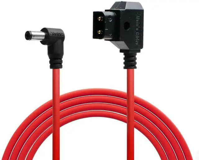 Alt view image 3 of 5 - Ultra Soft Dtap to DC Cable Right Angle for Atomos Shogun,D-tap to 2.1 DC Power Cable for Blackmagic Video Assist,SmallHD 702,for Feelworld FW568 Monitor 1m|39.7in
