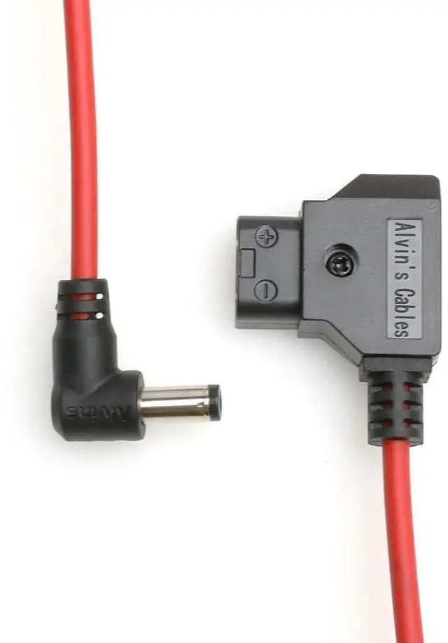 Alt view image 4 of 5 - Ultra Soft Dtap to DC Cable Right Angle for Atomos Shogun,D-tap to 2.1 DC Power Cable for Blackmagic Video Assist,SmallHD 702,for Feelworld FW568 Monitor 1m|39.7in