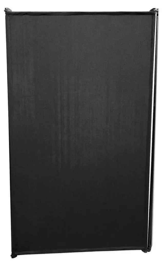 Alt view image 3 of 5 - RSCFAB Black Scrim for DJ Facade, fits 27.5" W x 47.2" H | Includes 4 Scrims, Fire Retardant, 3M Velcro, Stretch Fabric, Removable and Washable, Wrinkle-Free, Fits Pyle and ADJ Facades