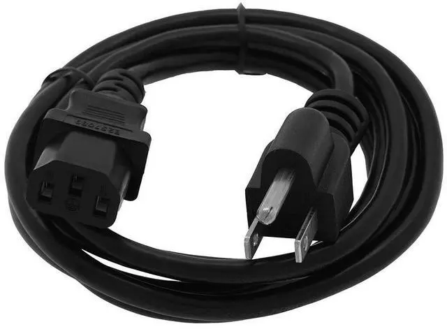 Alt view image 2 of 5 - 2-Pack Value 6FT 3 Prong AC Power Cord Cable Plug for HP ZR2740w 27-inch LED Backlit IPS Monitor