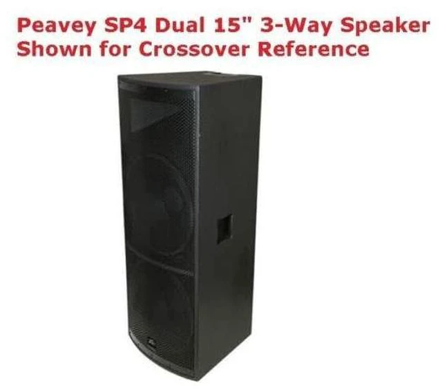 Alt view image 6 of 7 - Replacement Crossover for Peavey SP4 Dual 15" 3-Way Speaker w/Speakon 1/4" Jack