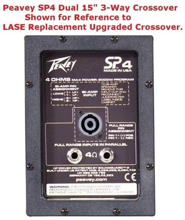 Alt view image 7 of 7 - Replacement Crossover for Peavey SP4 Dual 15" 3-Way Speaker w/Speakon 1/4" Jack