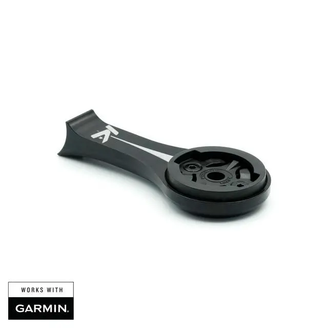 Alt view image 2 of 3 - Specialized Roval Bicycle Computer Handlebar Mount, Garmin, Black | Garmin Roval Cockpit Mount With Edge 1050 Fit, Single-Bolt Installation, CNC Aluminum, And Included Hardware
