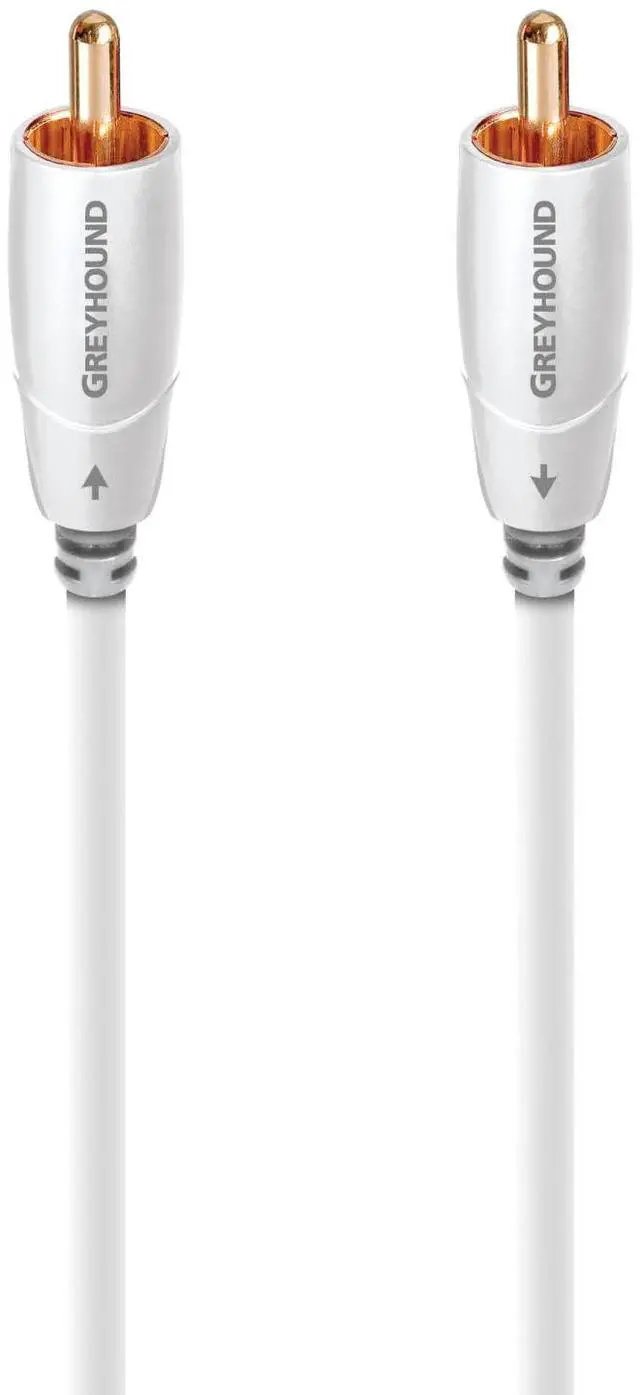 Main image of Greyhound Subwoofer RCA Cable - 3m, White (GHOUND03)