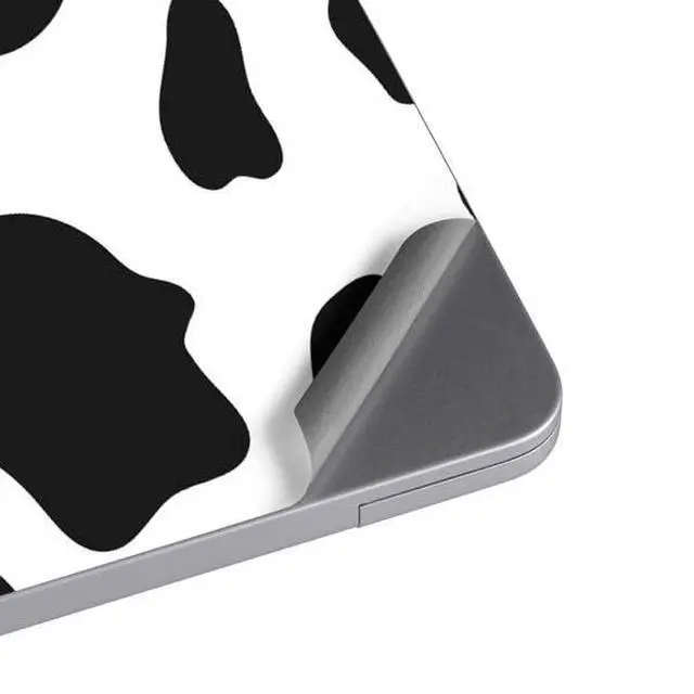 Alt view image 4 of 4 - Decal Laptop Skin Compatible with MacBook Air 13in M4 (2025) - Cow Print Design