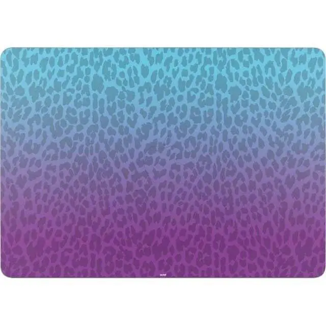 Alt view image 2 of 4 - Decal Laptop Skin Compatible with MacBook Air 13in M4 (2025) - Cheetah Print Purple and Blue Design