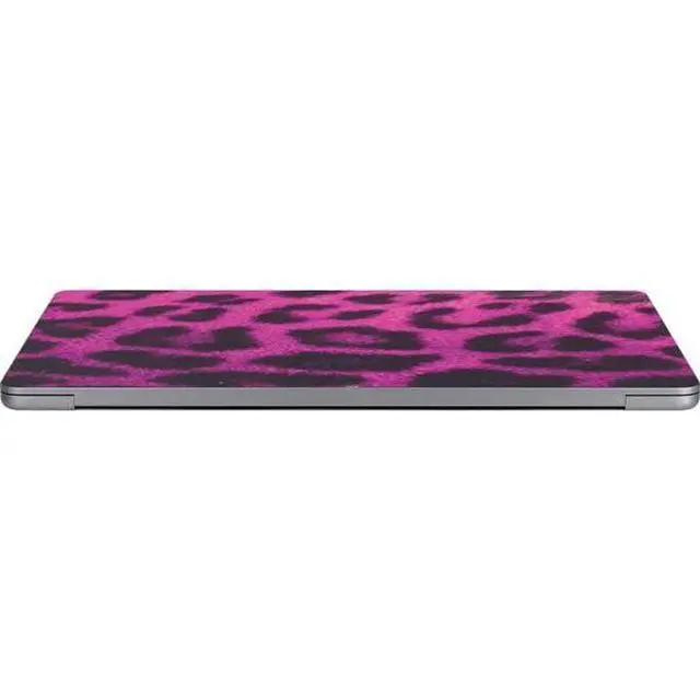 Alt view image 3 of 4 - Decal Laptop Skin Compatible with MacBook Air 13in M4 (2025) - Pink Leopard Spots Design