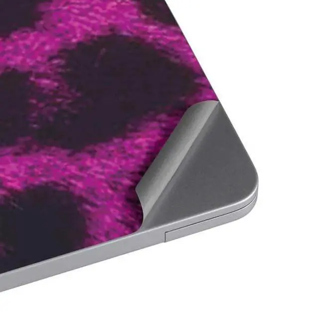 Alt view image 4 of 4 - Decal Laptop Skin Compatible with MacBook Air 13in M4 (2025) - Pink Leopard Spots Design