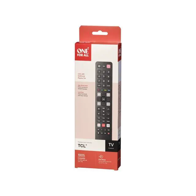 Alt view image 3 of 7 - URC4922 Replacement Remote Control Compatible with All TCL Smart TVs | URC4922 replacement remote works with TCL smart TVs; verify exact television model, supported functions, and setup needs