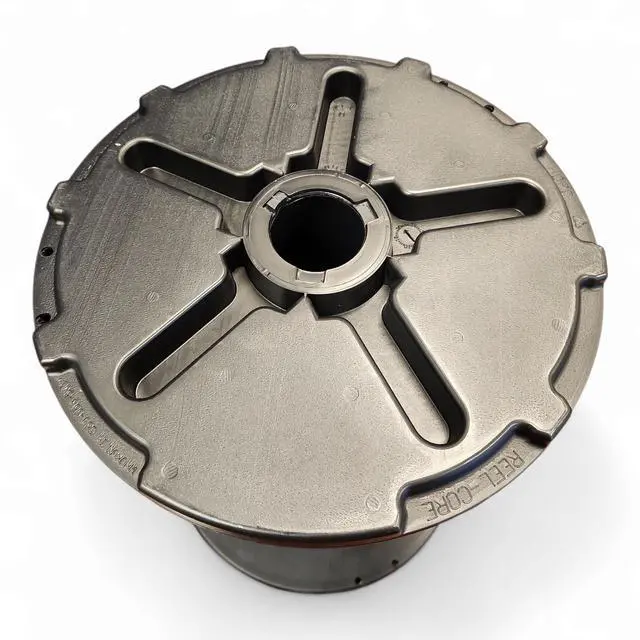 Alt view image 3 of 4 - ReelCore 12-Inch Empty Storage Spools, Impact Resistant HDPE Plastic, 4 Length Options for Wire, Cord, Rope and Hose Organization (10, 12 X 10 inch)