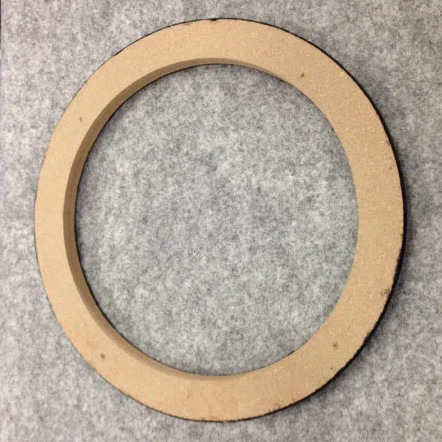 Alt view image 2 of 3 - MR DJ 12" Woofer Subwoofer Ring Spacer with Black Carpet