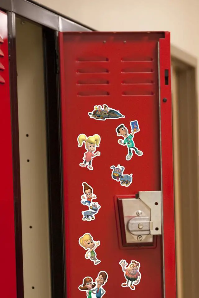 Alt view image 6 of 6 - The Adventures of Jimmy Neutron: Boy Genius 200 Vinyl Stickers Waterproof