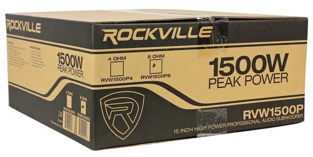 Alt view image 5 of 5 - RVW1500P8 15" Raw DJ PA Replacement Subwoofer, 8 Ohm | 1500W Peak / 750W RMS, 70 Oz Magnet, 2.5" 4-Layer CCAW Voice Coil, Kevlar Cone, Steel Basket, 20Hz-1kHz, 103dB