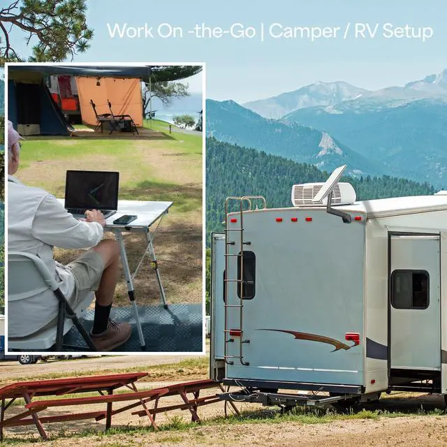 Alt view image 6 of 7 - Long Arm Extending Wall Mount Designed for Starlink Gen2 Internet Satellite Dish, Gray, Mount-SLINK2