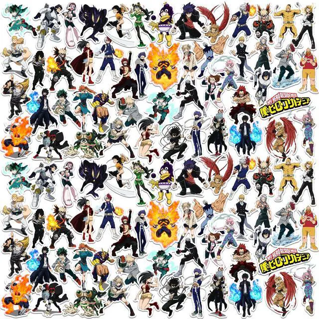Main image of My Hero Academia Character 200 Vinyl Stickers Waterproof Die-Cut Decals Car