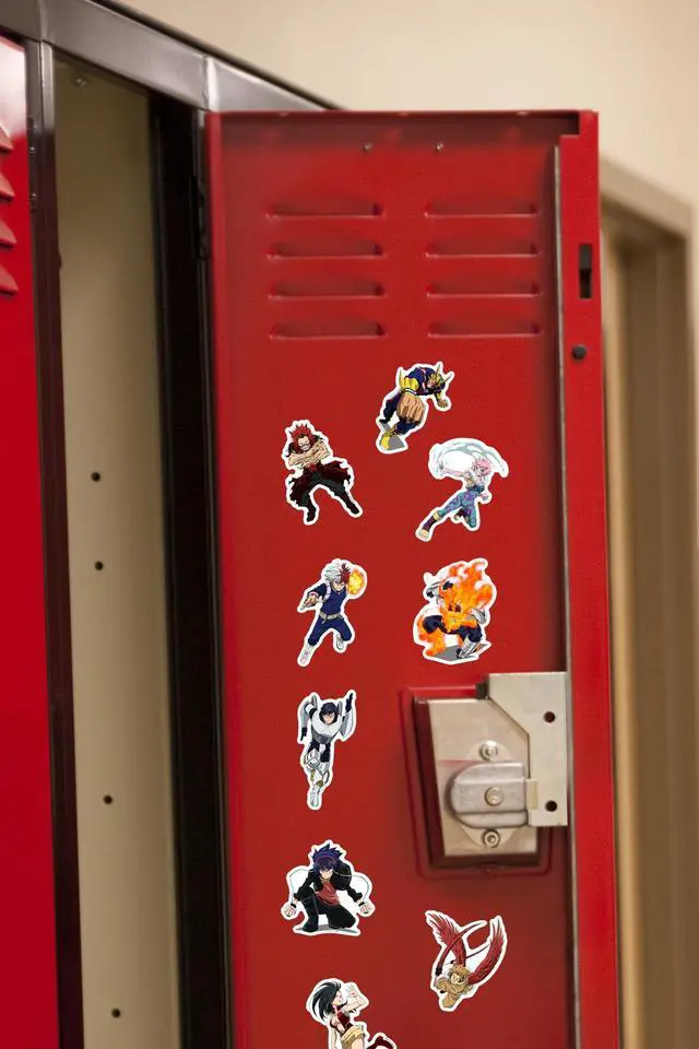 Alt view image 6 of 6 - My Hero Academia Character 200 Vinyl Stickers Waterproof Die-Cut Decals Car