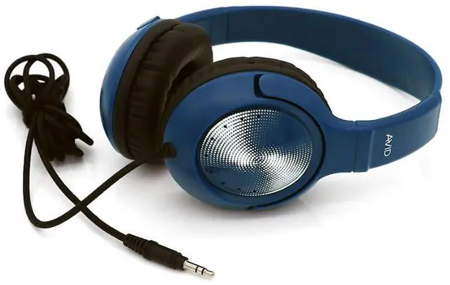 Alt view image 3 of 7 - AE-54 Blue Headphone, TRS 3.5mm Plug, No Mic
