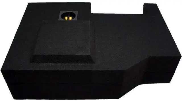 Alt view image 4 of 4 - Fits 2014-2018 Chevy Silverado Crew Cab Single 10" Inch Subwoofer Box ASC | Custom truck sub enclosure, bass upgrade, vehicle-specific design, quick car stereo install