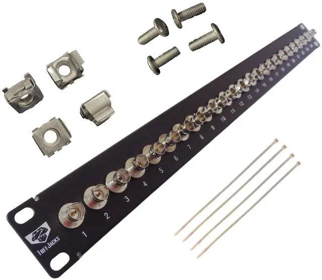 Main image of 24 Port Rackmount BNC 75 Ohm Patch Panel By