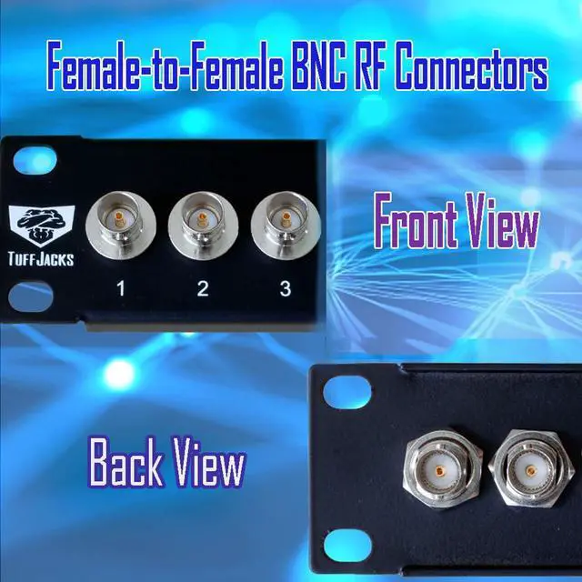 Alt view image 6 of 7 - 24 Port Rackmount BNC 75 Ohm Patch Panel By