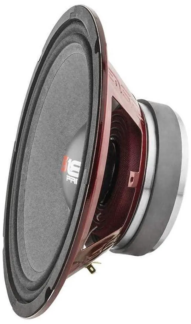 Alt view image 5 of 7 - PRO-X10.4M Loudspeaker - 10", Midrange, Red Steel Basket, 600W Max, 300W RMS, 4 Ohms - Premium Quality Audio Door Speakers for Car or Truck Stereo Sound System (1 Speaker), Black