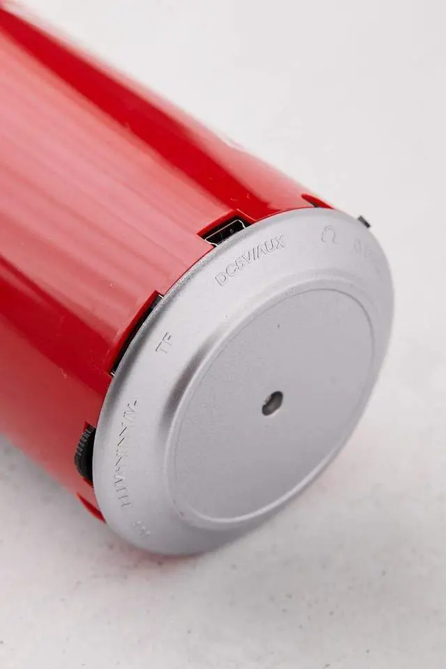 Alt view image 6 of 7 - Bluetooth Can Speaker Portable Wireless Audio Stereo Speaker Official Travel Music Player Outdoor Universal Music Box for All Devices Surround Sound System Red Bud