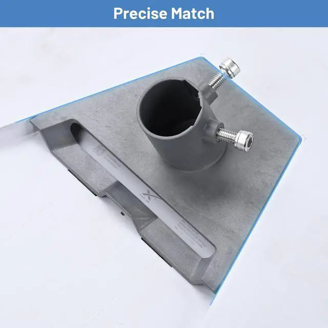 Alt view image 3 of 7 - Starlink Gen3 Pipe Adapter for Pole Mounting Kit Heavy Duty | Compatible with 1.5" Pole Standard Dish V3 Mount Plate Accessories