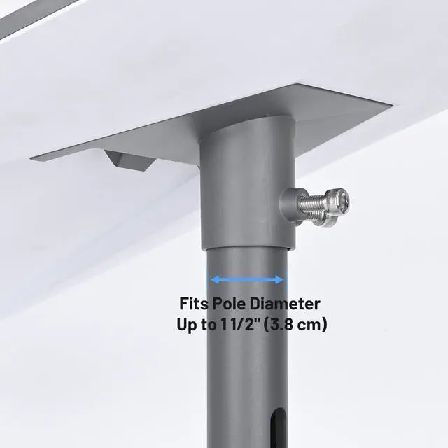 Alt view image 5 of 7 - Starlink Gen3 Pipe Adapter for Pole Mounting Kit Heavy Duty | Compatible with 1.5" Pole Standard Dish V3 Mount Plate Accessories