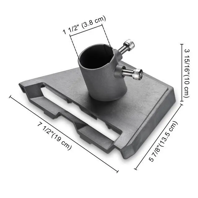 Alt view image 7 of 7 - Starlink Gen3 Pipe Adapter for Pole Mounting Kit Heavy Duty | Compatible with 1.5" Pole Standard Dish V3 Mount Plate Accessories